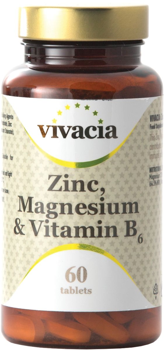 фото упаковки Vivacia Цинк Магний Витамин В6