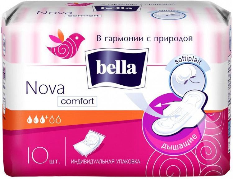 Bella Nova Comfort Softiplait Прокладки, 10 шт.