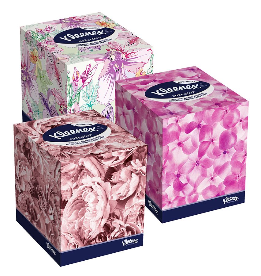 фото упаковки Kleenex Collection Салфетки в коробке