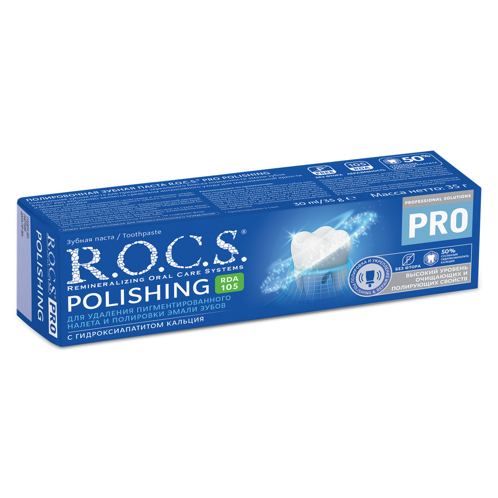 фото упаковки ROCS Зубная паста полировочная Polishing Pro