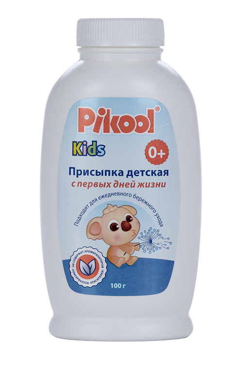 Pikool Kids Присыпка детская, присыпка для детей, 100 г, 1 шт.