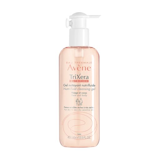 Avene Trixera Nutrition гель очищающий, гель, 400 мл, 1 шт.