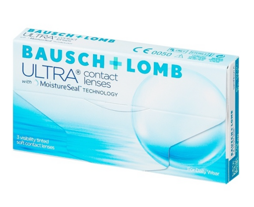 Bausch&Lomb Ultra Контактные линзы плановой замены, BC=8.5 d=14.2, D(-1.25), 3 шт.