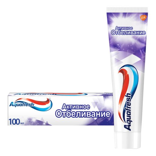 Aquafresh Активное Отбеливание Зубная паста, паста зубная, 100 мл, 1 шт.