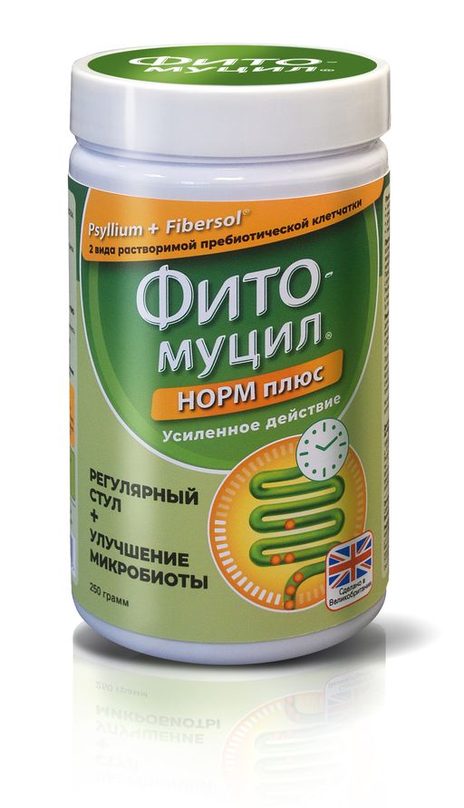 Фитомуцил Норм Плюс, порошок, 250 г, 1 шт.