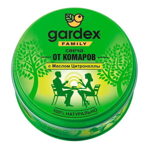 Gardex Family Свеча репеллентная от комаров, свеча, 100 мл, 1 шт.