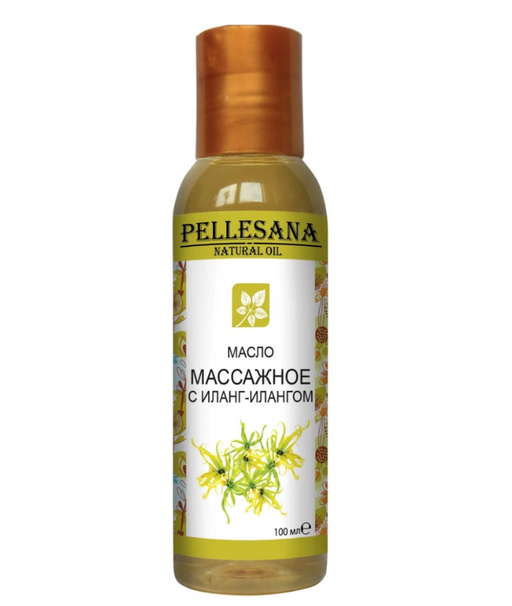 Pellesana масло массажное с иланг-илангом, масло косметическое, 100 мл, 1 шт.