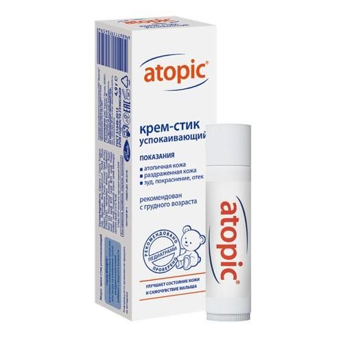 Atopic крем-стик успокаивающий, крем для детей, 4,95 г, 1 шт.