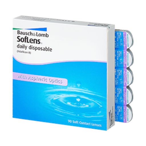 Bausch&Lomb SofLens Daily Disposable Контактные линзы однодневные, BC=8.6 d=14.2, D(-5.00), 90 шт.