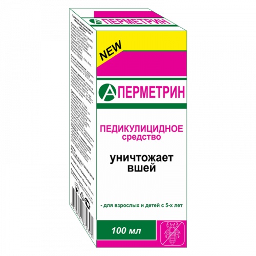 Перметрин средство педикулицидное, шампунь, 100 мл, 1 шт.