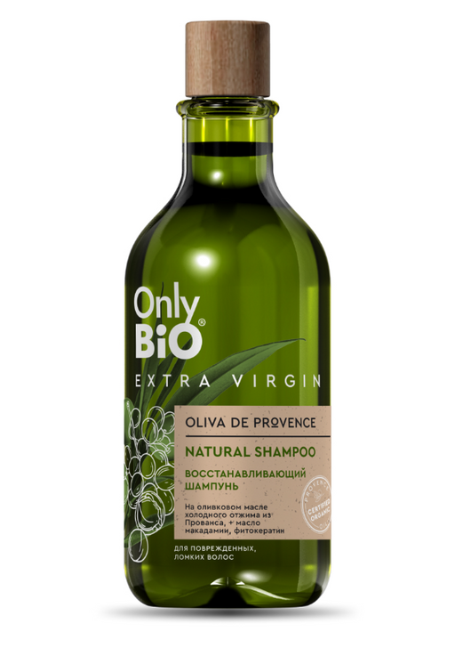 Only Bio Extra Virgin Шампунь для волос, шампунь, восстанавливающий, 350 мл, 1 шт.